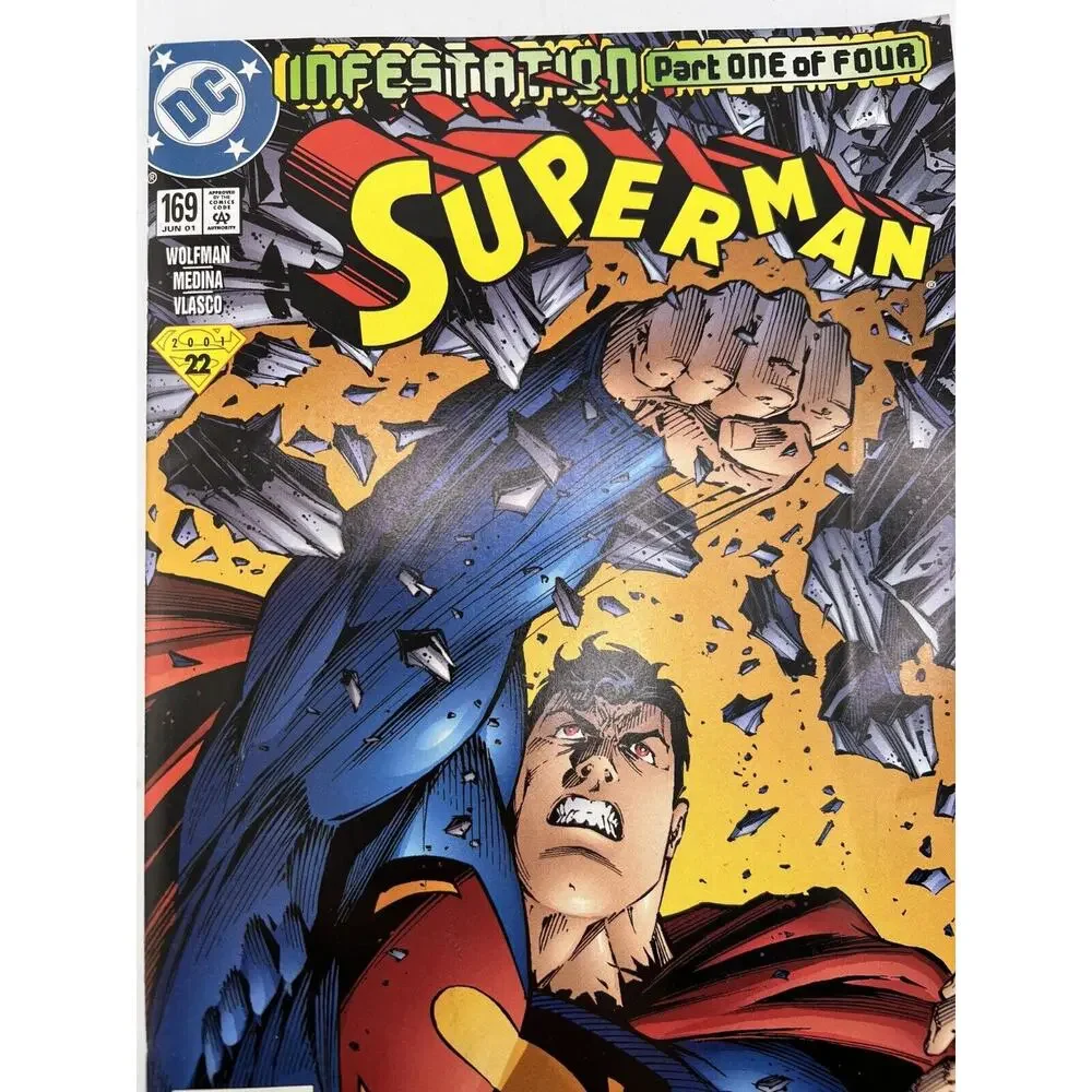 DC Comics Superman (Clark Kent) #169 Infestation Part 1 of 4 Comic Book‎